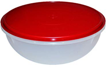 Tupperware Fix N Mix Schüssel zum Mixen und Servieren 26 Tassen Vintage Cranberry rot