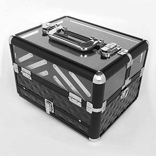 Mono-Quick Nähkasten Nähkästchen Nähkoffer für Handarbeit - Kiste mit praktischem Schultergurt - modernes Design