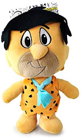 Les ancêtres - Peluches des Personnages Principaux du Film 27cm - qualité Super Douce (Fred Flintstone (Blister))