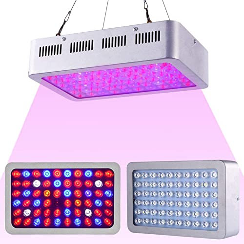 MXXHFC LED Grow Light 600W Full Spectrum Grow Light with Veg & Bloom Switch Dimmable 60 LEDs Plant Grow Light for Indoor Plant