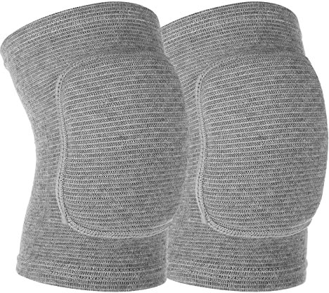 Sibba Kompressions Ellbogenschützer Armbandage Unterstützung Fitness Arm Knieschützer Volleyball Basketball Atmungsaktive Ellenbogenbandagen für Kinder, Männer und Frauen, Grau