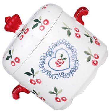 NAMOARLY 1stück Keramischer Schmortopf Mit Deckel Für Schonendes Garen Für Suppen Und Eintöpfe Robustes Design Für Herdarten Geeignet