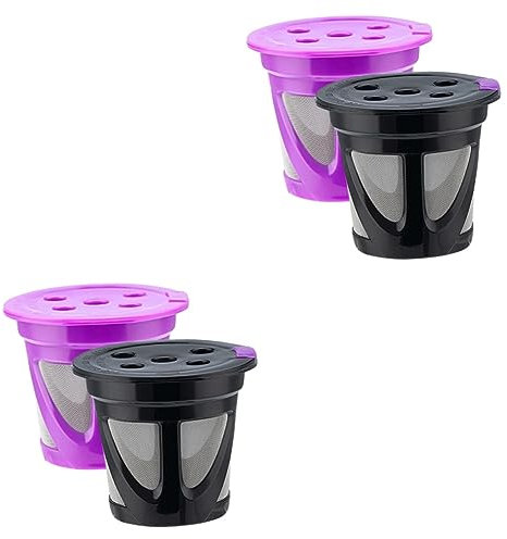 PRETYZOOM 4 Piezas cápsula de café filtros de de café máquina de café espresso de café reutilizables de café recargables concentrado de cafe filtrar