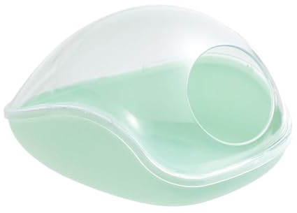 F Fityle Contenitore per Bagno di Sabbia per criceti, Contenitore per Bagno per cincillà, Contenitore per Scavare la Sabbia, Gabbia per criceti Trasparente per, Verde