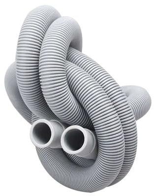 Tubo de extensión de manguera de drenaje universal Kit de extensión de manguera de desagüe for lavadora, lavavajillas, 3, 2 y 1 metro(2 Meter)