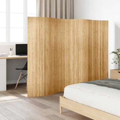Generico Pannello Divisore per la Stanza in bambù Naturale 250x165 cm,Mobili,Separè-247197
