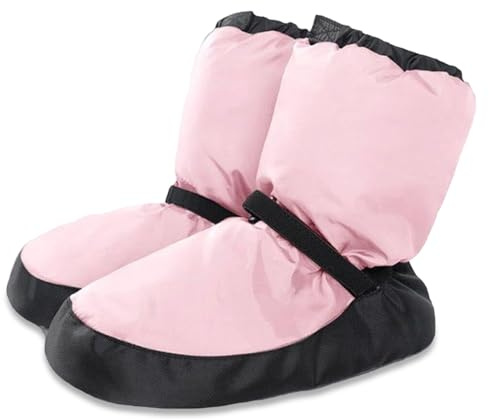 Zapatos de Baile para Niñas, Botas de Ballet, Suela Suave, Botas de Baile de Calentamiento Engrosadas con Correa Ajustable, Zapatos de Ballet para niñas Impermeables y Resistentes al Desgaste para En