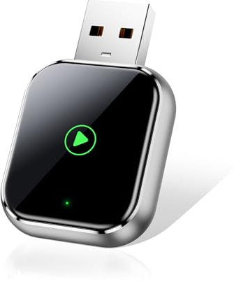 TKHIN Wireless CarPlay for Apple iPhone - Easy Plug Play CarPlay Dongle Convert Factory Wired CarPlay to Wireless Connection, Car Stereos