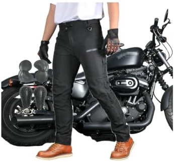 Äventyrsmotorcykelbyxor, All Season Riding Jeans | Vattentäta vindtäta skyddande bikerjeans med avtagbar CE-certifierad knä- och höftrustning