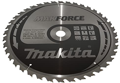 Makita MakForce Saegeblatt, 355 x 30 mm, 40Z, B-32281