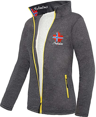 Nebulus Fleecejacke Gap - Stehkragen, Jacke