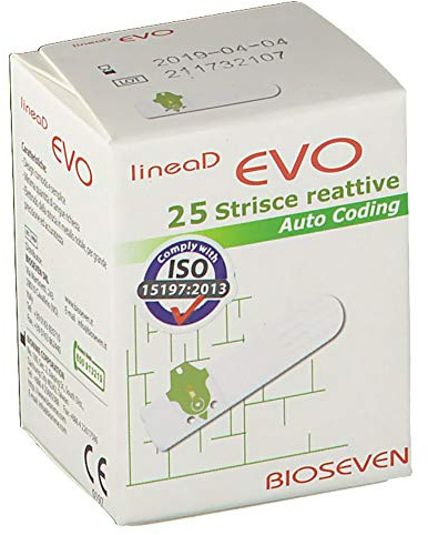 Strips Linea D Evo For Measuring Blood Sugar 50 Pieces