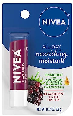 Nivea BlackBerry Lip Care 0.17 oz / 4.8 g (paquete de 1)