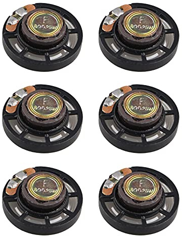 Jopto 6PCS 0.25W 8 Ohm Internal Magnet Mini Music Loudspeaker Speaker Diameter 28.5mm Small Speaker 8Ohm 8R 0.25W DIY