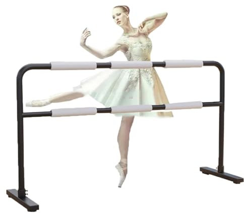 HamoM Ballettstange Mobile Ballettstange aus Stahl, Heimtanzstange für Erwachsene und Kinder im Fitnessstudio (Color : Black, Size : 1m/3.3FT)