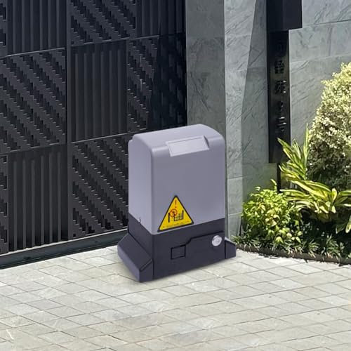 DSYOGX Accionamiento de puerta corredera de 550 W, 1200 kg, abridor automático de puerta, motor + cremallera, para puertas con un peso de menos de 2645,55 lbs, DW-550
