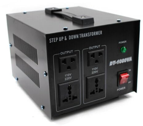 Spannungswandler AC 220/240V to 110V Converter Netzteil Adapter 1000W Spannungsregler Spannungsstabilisator Spannungsbegrenzer Stromwandler für alle elektronischen und elektrischen Geräte