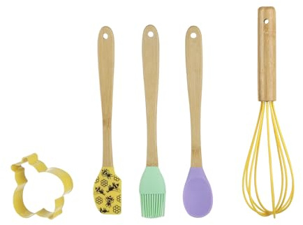 KASANOVA Set 4 accessori pasticceria silicone con formina ape