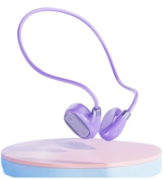 YYGGWL In-Ear Headphone 2023 Air Conduction Headphone OWS Open Earhook Earphone Sports Ultra-Long Battery Life Bluetooth Headset With Mic Hands-Free Bluetooth Earpiece(Purple)