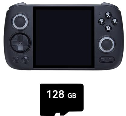 RG Cube Handheld Game Console 128G Card with 4000+Games,, 3.95-inch IPS Screen Android Arcade Unisoc T820 Processor Arcade Gaming Console, 8+128G Video Game Player