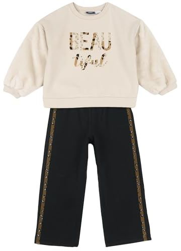 Chicco, Completo Bambina con Felpa e Leggings, in Caldo e Morbido Tessuto Felpato, Abbigliamento Bambina, Designed in Italy