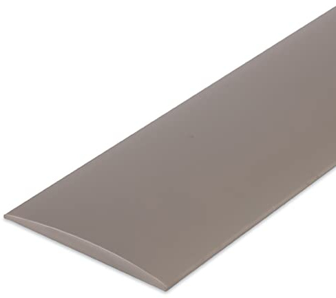 Tira De Transición De Umbral De 5 Cm De Ancho, Tira De Moldura De Borde De Piso Autoadhesiva, Barra De Transición De PVC Plana De Alfombra A Baldosa Y De Baldosa A Madera (Color: