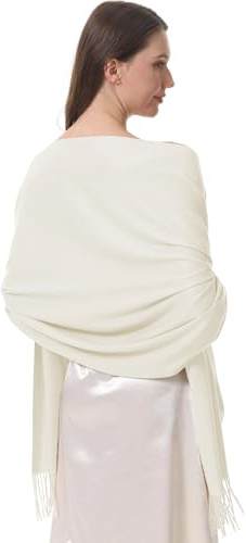 lifwimner Pashmina Schal Damen Festliche Stola für Abendkleid Tücher Schultertuch Geschenk für Winter Hochzeit Herbst Braut Party