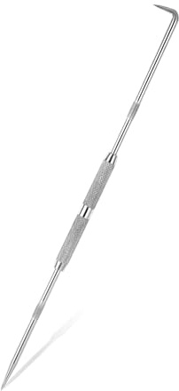 Avejjbaey Steel Tipped Double Ended Scriber For Metalworking Welding Glass Ceramics Marking Precisions Heat Treated Steel Tip Glass Ceramics Instrument