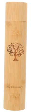 NOLITOY Urne Bambou Arbre de Vie pour Cendres de Pet Boîte Commémorative Robuste et Compacte pour Chiens Chats et Petits Animaux Urne de Souvenir