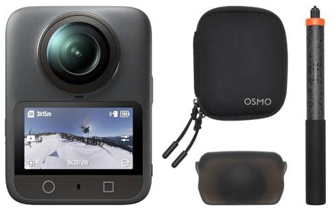 DJI Osmo 360 Elevated View Combo, 360 Action Camera | 1-Inch 360° Imaging, 170° FOV, Native 8K 360° Video, Magnetic Quick-Release
