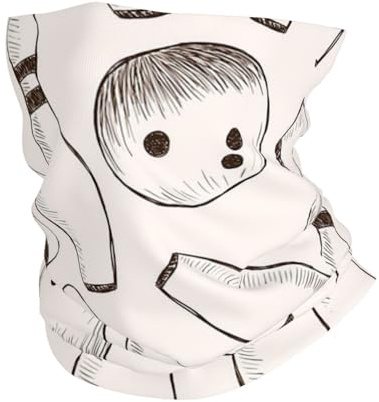 KIJ Bowling Pins And BallsSun Protection Neck Gaiter - Multifunctional Headwear for Men & Women, Face Mask Bandana for Running, Hiking, Fishing & Outdoor Sports