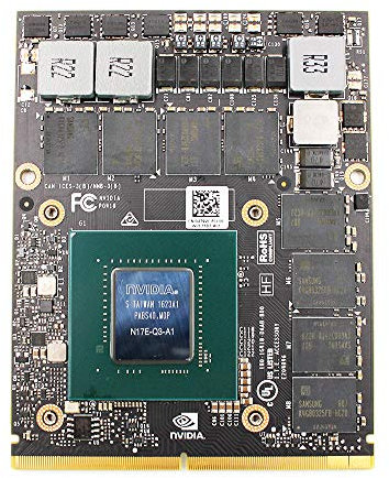 Scheda grafica NVIDIA Quadro P4000 da 8 GB GDDR5 per Dell Precision M6800 7710 7720 7730 HP ZBook 17 G4 G5 Mobile Workstation Laptop, GPU MXM VGA Scheda Aggiornamento Parti di Ricambio