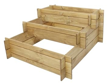 WESTMANN Hochbeet Karla aus Holz | 75x119x79 cm Natur | Kräuterbeet für Garten & Terrasse | Holzhochbeet zum Bepflanzen | FSC® - Zertifiziert