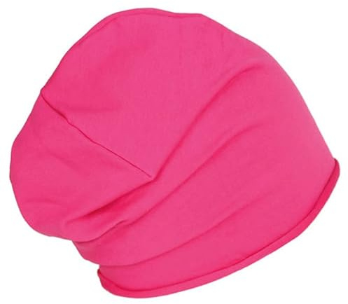 Cappello Cotone Bambino Bambina Scaldacollo Sciarpa Anni Leggero Berretto Bimba Bimbo Ragazzo Cappellino Regalo Cuffia Cappelli Ragazza Primavera Collo Estivo fasciacollo (S, CP Fuxia)