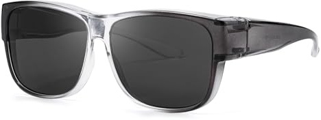 LVIOE Polarisierte Sonnebrille Damen Katzenauge Rahmen, Groß Verspiegelte Sonnenbrille UV400-Schutz | Verspiegelte Sonnenbrille UV400-Schutz