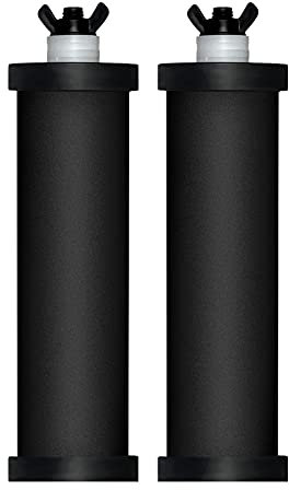 Sunydog 2 Filtres par Gravité pour Système de Filtration d'Eau par Gravité,filtrantes à charbon de rechange pour filtres à eau potable en acier inoxydable alimentés par gravité