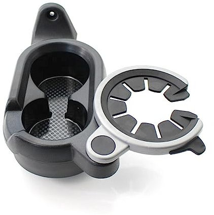 Besakin Xuanqingyi Store Auto-Mittelkonsole, doppelter Getränkehalter, Getränkehalter, A4518100370, kompatibel mit Smart, kompatibel mit Fortwo 451 450 1998–2015, Auto-Styling-Zubehör