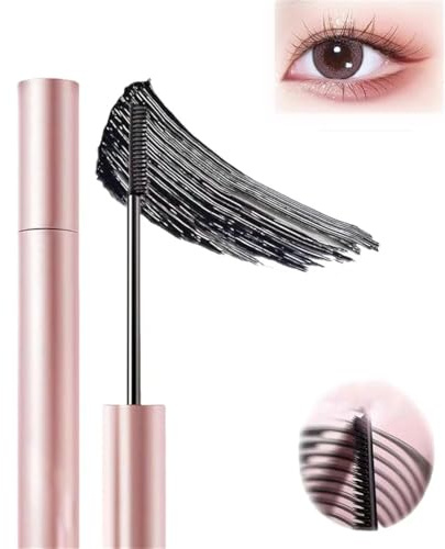 Onlymay Mascara Waterproof Mascara,Onlymay Eye Makeup,Onlymay Comb Mascara,Onlymay Tubing Mascara,3D Curling Eyelash Iron Mascara, Long-Lasting Waterproof, Lifting Volumizing (Black, 6g)