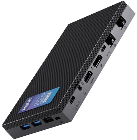 MeLE QuieterDL Mini PC sin Ventilador 2.5Gb Dual LAN Twin Lake N150(hasta 3.6GHz) 16GB DDR4 512GB ROM Micro PC de Oficina USB-C HDMI2.0+DP1.4 Triple Pantalla Ordenadores de sobremesa