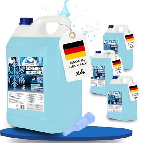 AMMO CHEMIE® Scheibenfrostschutz 6x5 L [MADE IN GERMANY] - Scheibenfrostschutz30 L Konzentrat für klare Sicht – Scheibenfrostschutz - 20 Grad