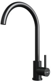 TEKA Grifo Cocina Monomando, Caño Alto Giratorio 360º, Aireador Eco Anticalcáreo, Acero Inoxidable AISI 304, Cartucho Eco C3, Modelo UNI 9310
