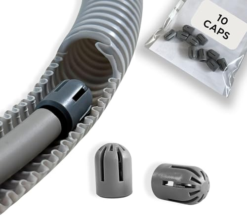 OMEGACAP Kabeleinziehhilfe für Leerrohre, festsitzende Einziehhilfe für Leerrohre, NYM 3x, 4x & 5x1,5mm² sowie 3x2,5mm² für Handwerker und Laien (10, NYM Grey Allround)
