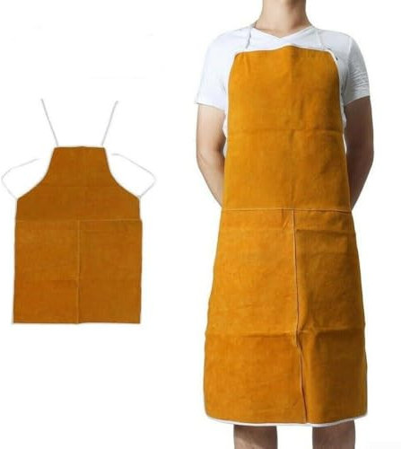 Grembiule da saldatura con protezione flessibile per artigiani professionisti