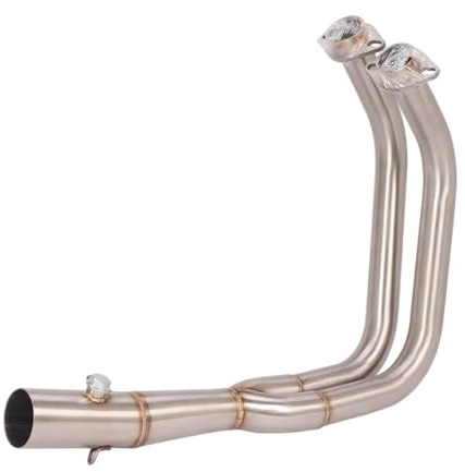 S&istema Scarico Moto Slip On Tubo Collegamento Anteriore Silenziatore 51 Mm Per Vulcan Per VN650 Per EN650