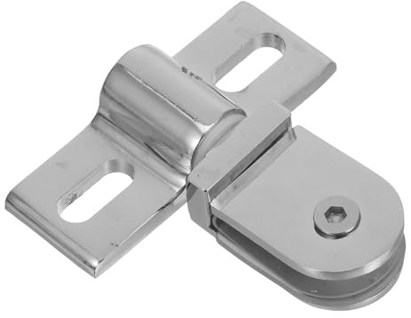 Holibanna Charnière Pivot Porte Acier Inoxydable Kit Complet pour Porte Verre Charnières Robustes Haute Résistance avec Pivot et Inférieur pour Installation Stable et Sécurisée