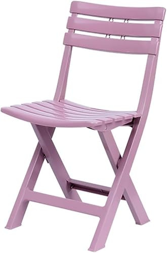 Klappstühle aus Kunststoff, tragbar, für den Innen- und Außenbereich, leichtes und kompaktes Design, perfekt für Veranstaltungen und Versammlungen, 4 Stück, Weiß