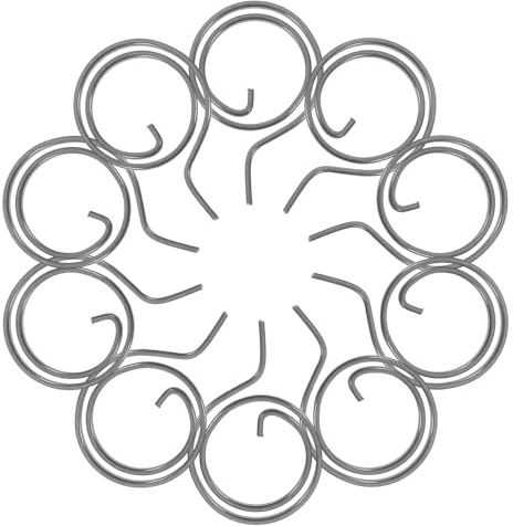 COLLBATH 10 Ressorts de Verrouillage en Fer pour Portes de Chambre, Pièces de Rechange pour Noyau de Serrure, Ressorts de Porte Antivol, Lot de 10 Pièces, Adaptés la Sécurité Domestique