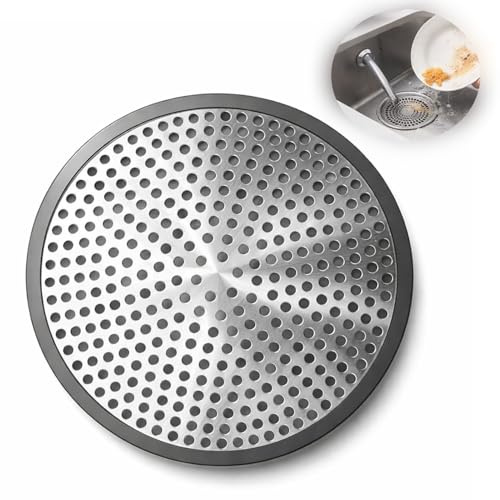 1 Stück Dusche Haarfänger Abflusssieb Dusche, runder Abflussfilter für Duschbereich und Badewanne, feines Lochmuster zum Auffangen von Haaren, leicht entnehmbar und zu reinigen, für Badezimmer