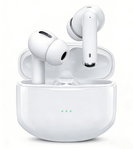 Robosynq Ecouteurs Bluetooth sans Fil,Casque Bluetooth 5.3 avec Hi-FI Son Stéréo, Oreillette Bluetooth IPX7 Étanche,Contrôle Tactile, 30H Durée de Lecture,pour iphone/Androïde