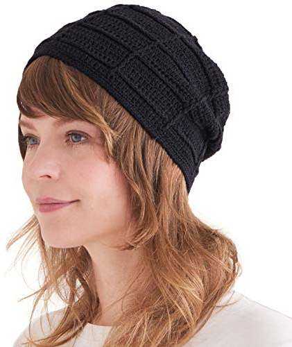 CHARM Herren 100% Baumwolle Beanie - Handmade Sommer Mütze Damen Häkel Strick